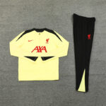 2025/2026 Liverpool Yellow Half-Pull Training Suit  1:1 Thai Quality Set - 图片 2