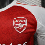 2025/2026 Player Version Long Sleeve Arsenal Home Football Shirt 1:1 Thai Quality - 图片 6