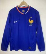 2024 Long Sleeve France Home Football Shirt 1:1 Thai Quality - 图片 3