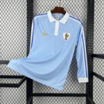 2026 France 120th Anniversary Blue Long Sleeve Retro Jersey