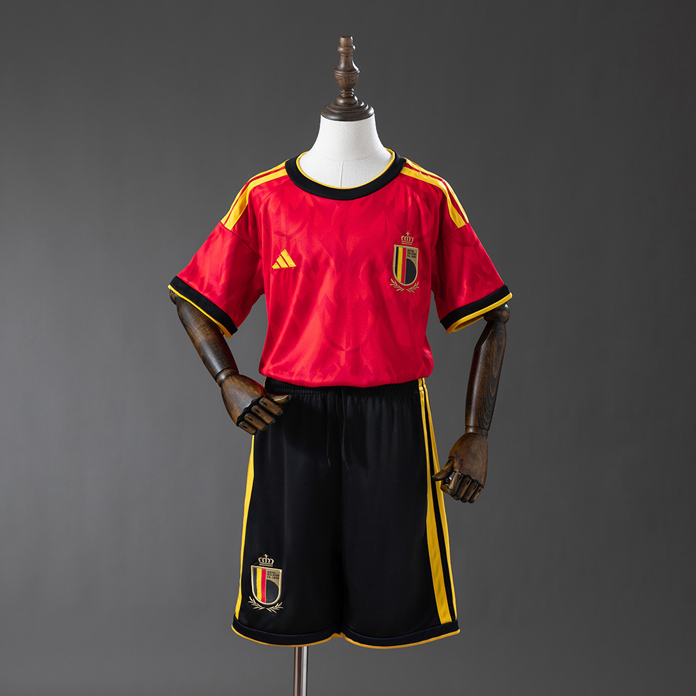 a059be5c765cb7be31655c8d27ce4c35 2026 Belgium National Team Home Football Shirt 1:1 Thai Quality Kids Size - 图片 1
