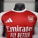 2025/2026 Player Version Long Sleeve Arsenal Home Football Shirt 1:1 Thai Quality - 图片 3