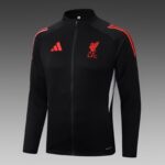 2025/2026 Liverpool Long Zipped Jacket Black Jersey 1:1 Thai Quality Set - 图片 3
