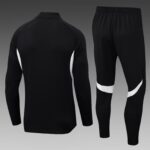 2025/2026 Liverpool Half-Pull Training Suit Black Jersey 1:1 Thai Quality Set - 图片 2