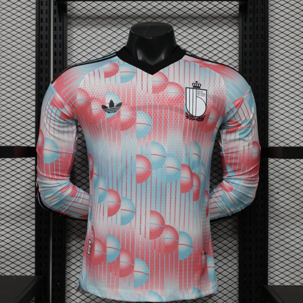 2026 Long Sleeve Player Version Belgium National Team Away Football Shirt 1:1 Thai Quality