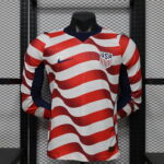 2026 Player Version Long Sleeve United States Home Football Jersey 1:1 Thai Quality