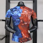 2025/2026 Player Version Manchester United Special Edition Blue and Red Football Shirt 1:1 Thai Quality - 图片 2