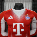 2025/2026 Player Version Long Sleeve Bayern Munich Home Football Shirt 1:1 Thai Quality - 图片 3