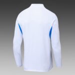 2025/2026 Manchester United Half-Pull Training Suit White Football Shirt 1:1 Thai Quality Set - 图片 4