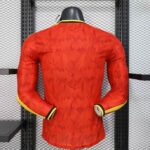 2026 Long Sleeve Player Version Belgium National Team Home Football Shirt 1:1 Thai Quality - 图片 2