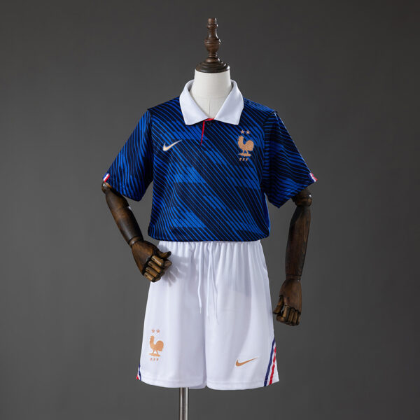 2026 France Home Football Shirt 1:1 Thai Quality Kids Size