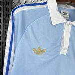 2026 France 120th Anniversary Blue Long Sleeve Retro Jersey - 图片 4