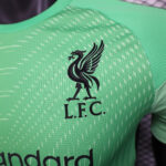 2025/2026 Player Version Liverpool Goalkeeper Green Football Shirt 1:1 Thai Quality - 图片 6