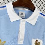 2026 France 120th Anniversary Blue Long Sleeve Retro Jersey - 图片 5