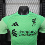 2025/2026 Player Version Liverpool Goalkeeper Green Football Shirt 1:1 Thai Quality - 图片 3