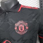 2024/2025 Player Version Manchester United Special Edition black Football Shirt 1:1 Thai Quality - 图片 6