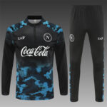 2024/2025 Napoli Black Half Zip Training Suit - 图片 2