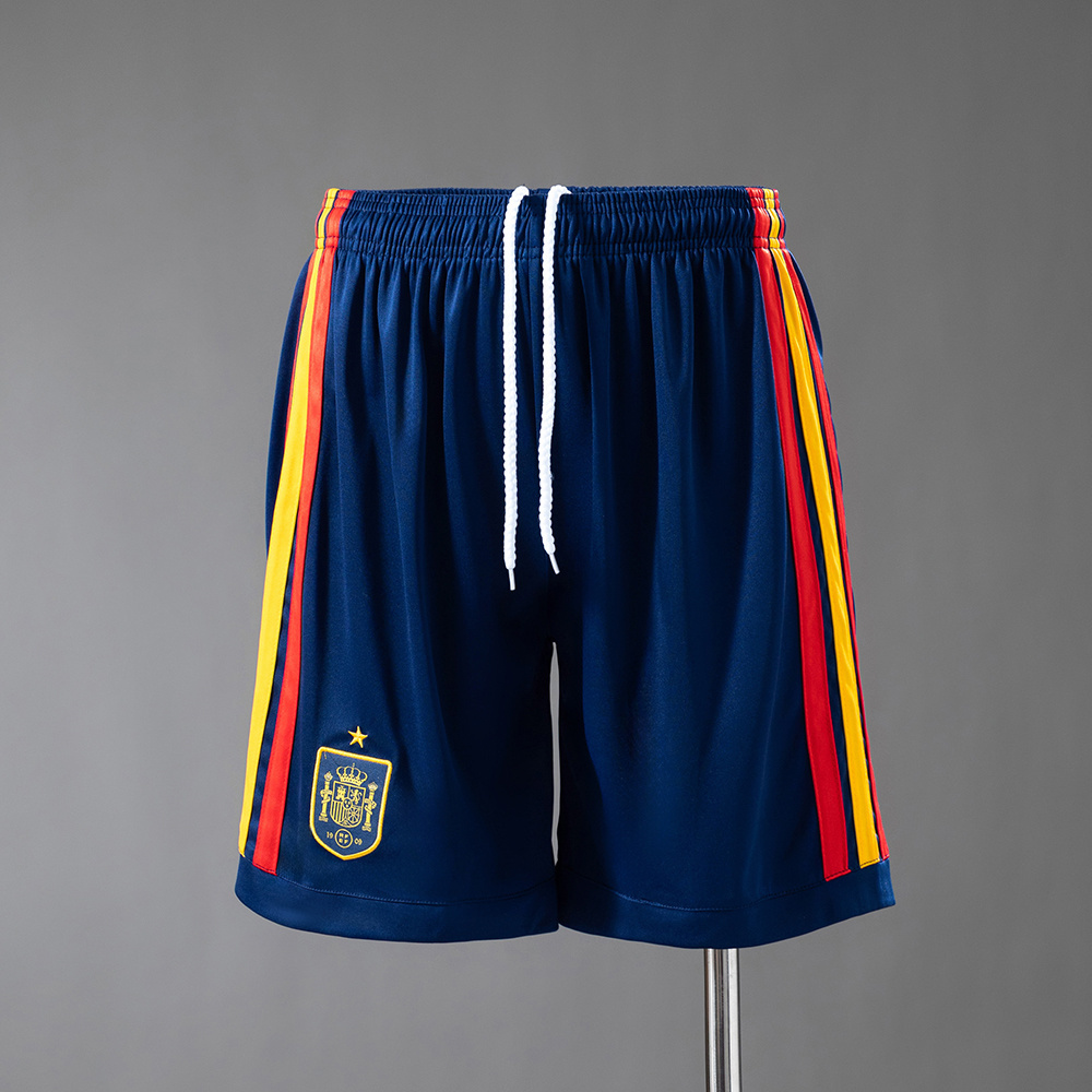 df07fd943dfb89ebaef7dd265a35f74c 2026 Spain Home Shorts Football Shirt 1:1 Thai Quality - 图片 1