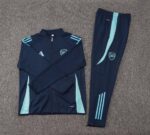 2024/2025 Arsenal Long Zipped Jacket Royal Blue Football Shirt 1:1 Thai Quality Set - 图片 3
