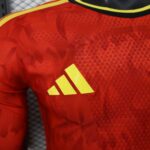 2026 Long Sleeve Player Version Belgium National Team Home Football Shirt 1:1 Thai Quality - 图片 4