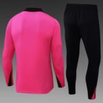 2024/2025 Chelsea Half-Pull Training Suit Pink Football Shirt 1:1 Thai Quality Set - 图片 2