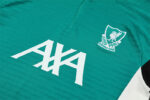 2025/2026 Liverpool Green Half-Pull Training Suit  1:1 Thai Quality Set - 图片 6