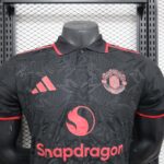 2024/2025 Player Version Manchester United Special Edition black Football Shirt 1:1 Thai Quality - 图片 5