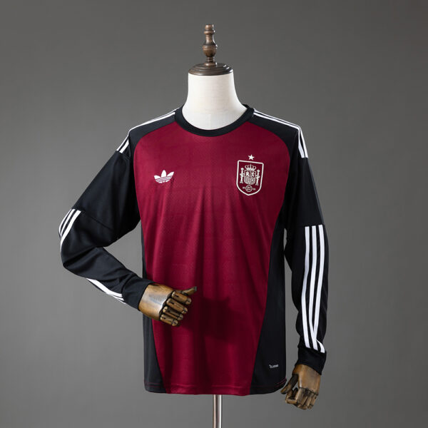 2026 Spain National Team Goalkeeper Red Long Sleeved  Jersey 1:1 Thai Quality
