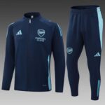 2024/2025 Arsenal Long Zipped Jacket Royal Blue Football Shirt 1:1 Thai Quality Set