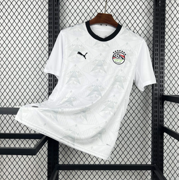 fe82196f11a2652b72b10ff9e99cdd94 2026 Egypt National Team World Cup Away Football Shirt 1:1 Thai Quality - 图片 1