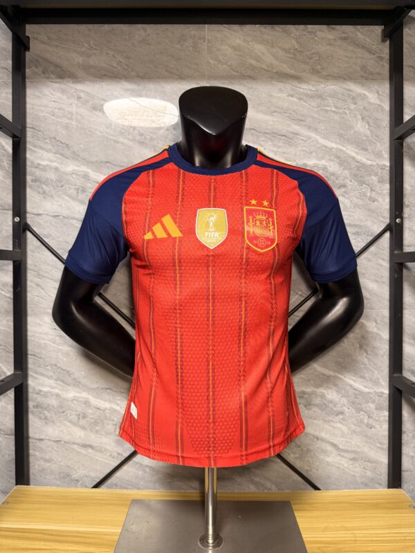 2026 Player Version 2 Stars Spain National Team Home Football Shirt 1:1 Thai Quality